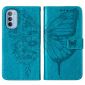 Housse Motorola Moto G31 / G41 Papillon Fleur Porte-Cartes