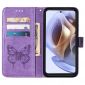 Housse Motorola Moto G31 / G41 Papillon Fleur Porte-Cartes