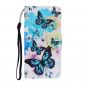 Housse Vivo Y21 / Y21s / Y33s Fleurs papillons bleus