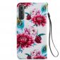Housse Samsung Galaxy S21 FE Paon fleur