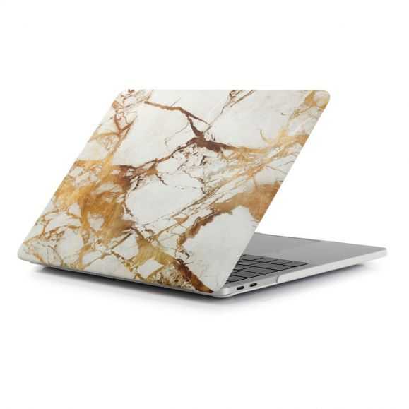Coque MacBook Pro 13 / Touch Bar Marbre - Or