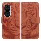 Housse Huawei P50 Pro tigre en relief