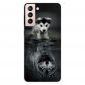 Coque Samsung Galaxy S22 5G Chien et Loup