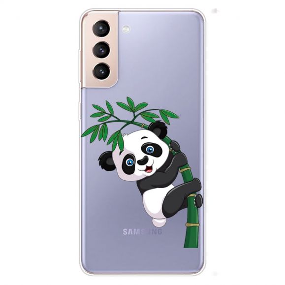 Coque Samsung Galaxy S22 5G Panda sur bambou