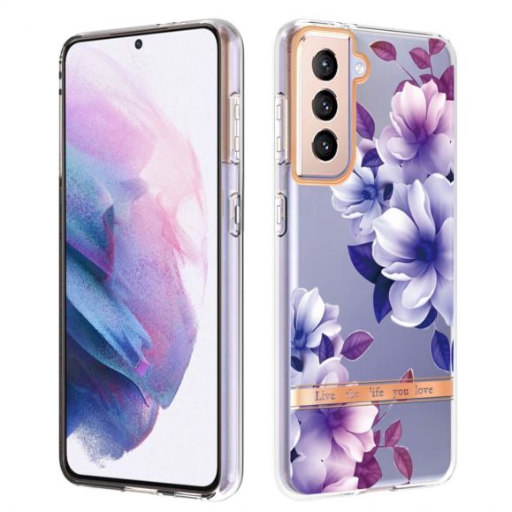 Coque Samsung Galaxy S21 Plus 5G Bégonia fleur