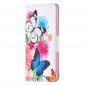 Housse Xiaomi 12 papillons et fleurs colorées