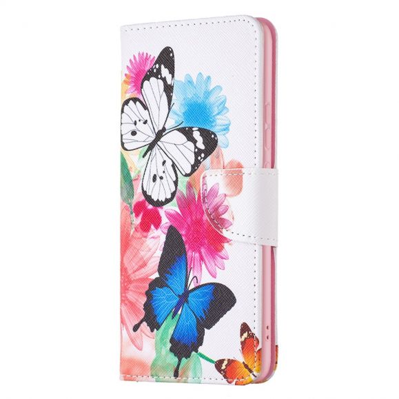Housse Xiaomi 12 / 12X papillons et fleurs colorées