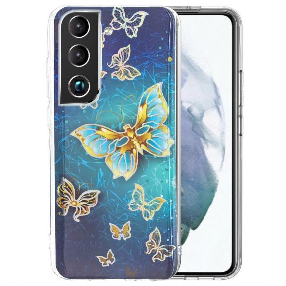 Coque Samsung Galaxy S22 Plus 5G silicone Papillons