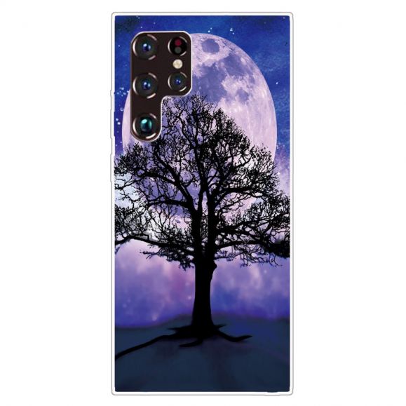 Coque Samsung Galaxy S22 Ultra 5G L'arbre sous la lune