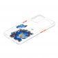 Coque Oppo A94 5G fleurs et papillons bleus