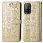 Housse Oppo A94 5G effet cuir animaux en relief