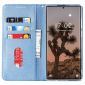 Housse Samsung Galaxy S22 Ultra 5G Blue Moon Rabat Porte-Cartes