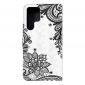 Housse Samsung Galaxy S22 Ultra 5G fleurs dentelle