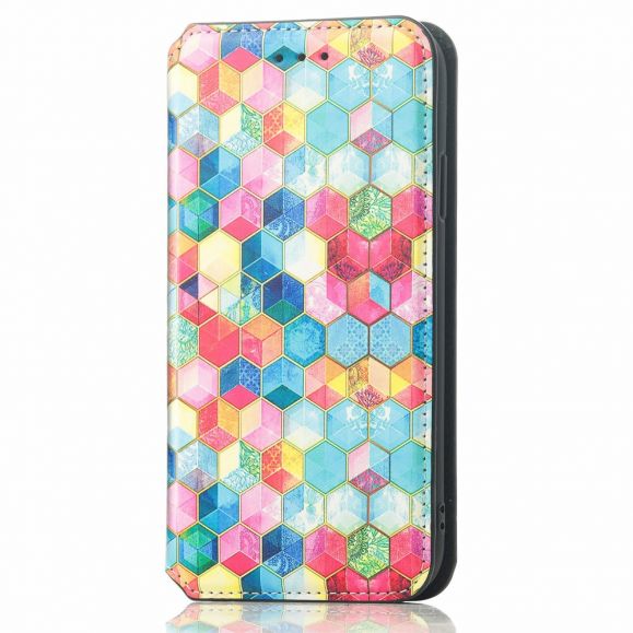 Housse Samsung Galaxy S22 Ultra 5G Cubes colorés