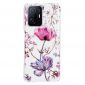 Coque Xiaomi 11T / 11T Pro silicone fleur violette