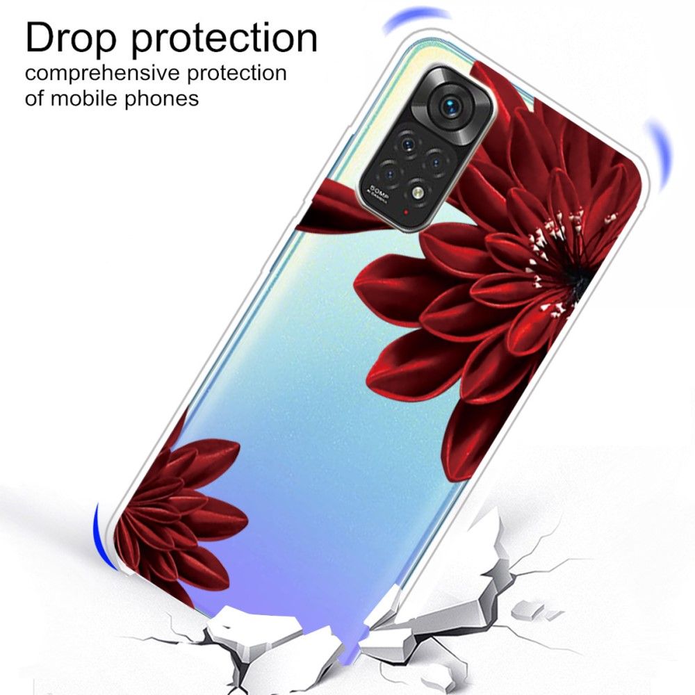 Coque Xiaomi Redmi Note 11   11s Pétales Rouges