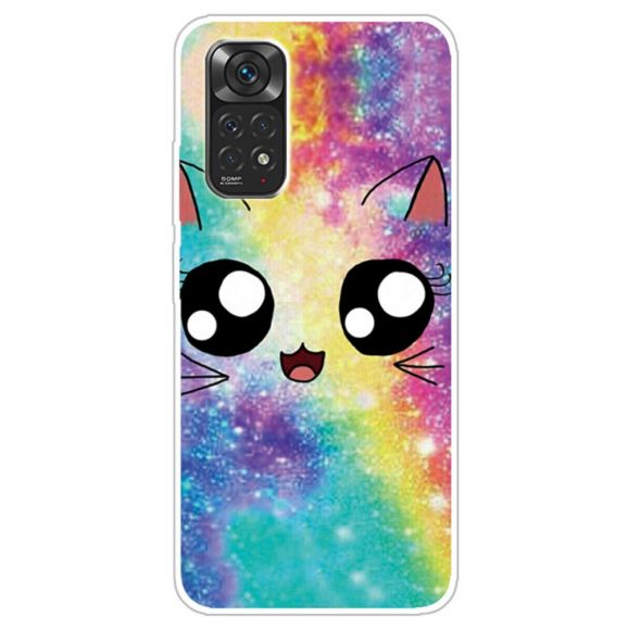 Coque Xiaomi Redmi Note 11 / 11S Chat Arc en ciel