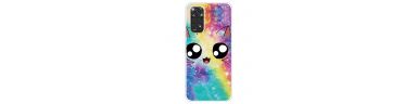 Coque Xiaomi Redmi Note 11 / 11S Chat Arc en ciel