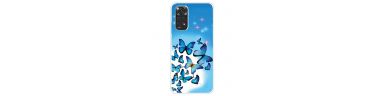 Coque Xiaomi Redmi Note 11 / 11S Papillons Bleus