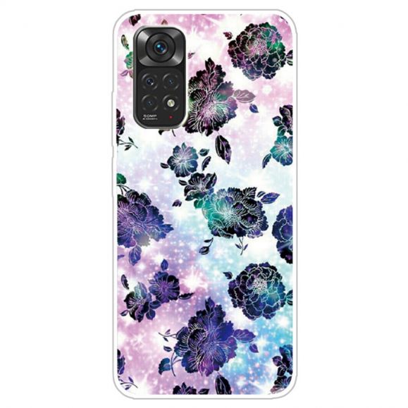 Coque Xiaomi Redmi Note 11 / 11S Fleurs Violettes