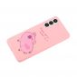 Coque Samsung Galaxy S22 5G Cochon à lanière