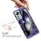 Coque Xiaomi 12 Pro Papillon Gris et Violet