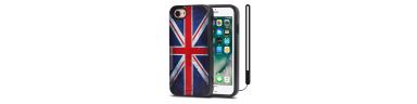 Coque iPhone SE 2022 / 2020 Drapeau Anglais Vintage