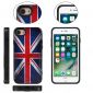 Coque iPhone SE 2022 / 2020 Drapeau Anglais Vintage