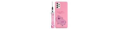 Coque Samsung Galaxy A53 5G Cochon à lanière