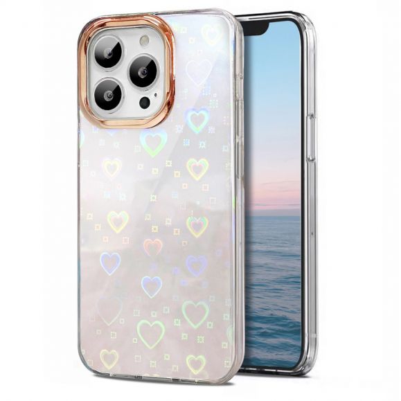 Coque iPhone 13 Pro Protection Coeurs