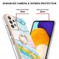 Coque Samsung Galaxy A52s 5G, A52 5G et A52 4G Marbre avec bague fonction support