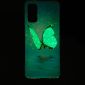 Coque Samsung Galaxy A53 5G Luminous papillon bleu