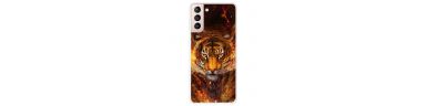 Coque Samsung Galaxy S22 5G Tigre de feu