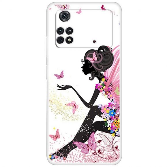 Coque Xiaomi Poco X4 Pro 5G Femme Papillon