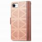 Housse iPhone SE 2022 / 2020 / 8 / 7 simili cuir avec trous