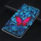 Housse Samsung Galaxy M53 5G Papillons bleus et rose