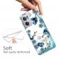 Coque OnePlus Nord CE 2 5G papillons et fleurs bleus