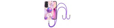 Coque Xiaomi Redmi Note 11 / 11S multicolore motif géométrie à cordon