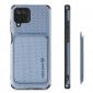 Coque Samsung Galaxy M33 5G Fibre de Carbone Porte-cartes magnétique
