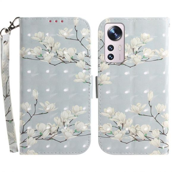 Housse Xiaomi 12 Pro Magnolia Fleur