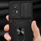 Coque Xiaomi 12 Pro Camera Slide Fonction Support + Porte-Carte