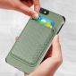 Coque iPhone SE 2022 / 2020 / 8 / 7 Fibre de Carbone Porte-cartes détachable