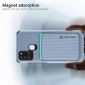Coque Samsung Galaxy A21s Fibre de Carbone Porte-cartes magnétique