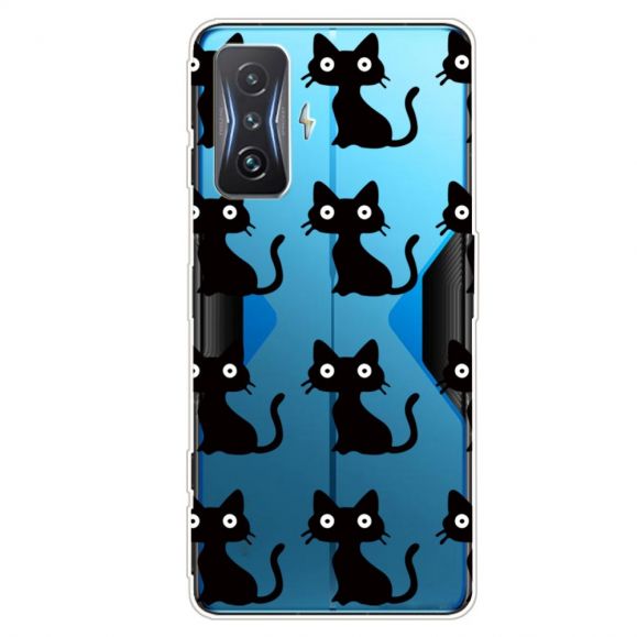 Coque Poco F4 GT Chats Noirs
