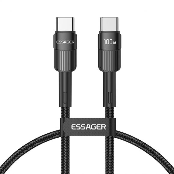 Câble de recharge USB-C vers USB-C ESSAGER - Longueur 1m