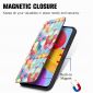 Housse Samsung Galaxy M13 Rabat Flip Cubes Colorés