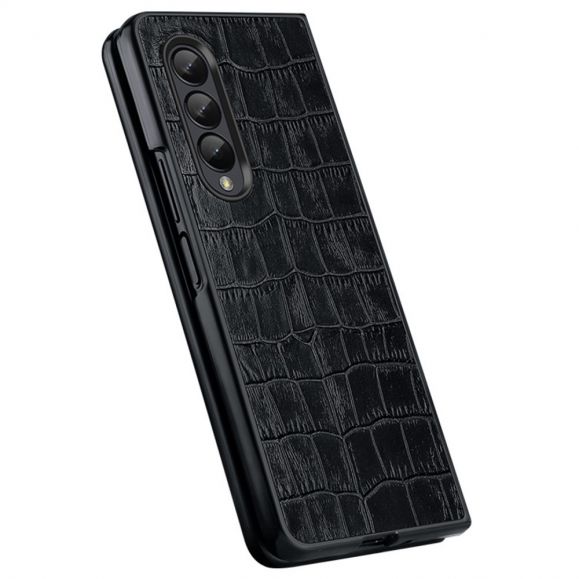 Coque Samsung Galaxy Z Fold 4 Chic aspect peau de croco