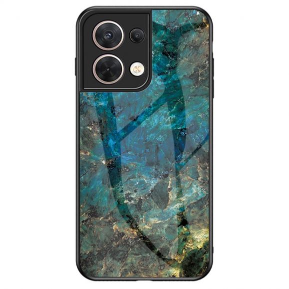 Coque Oppo Reno 8 Marbre dos verre trempé