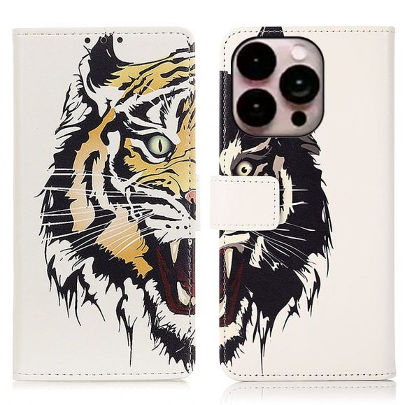 Housse iPhone 14 Pro Max Tigre féroce