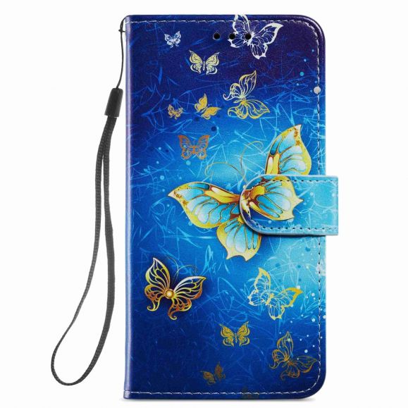 Housse iPhone 14 Pro Golden Butterfly